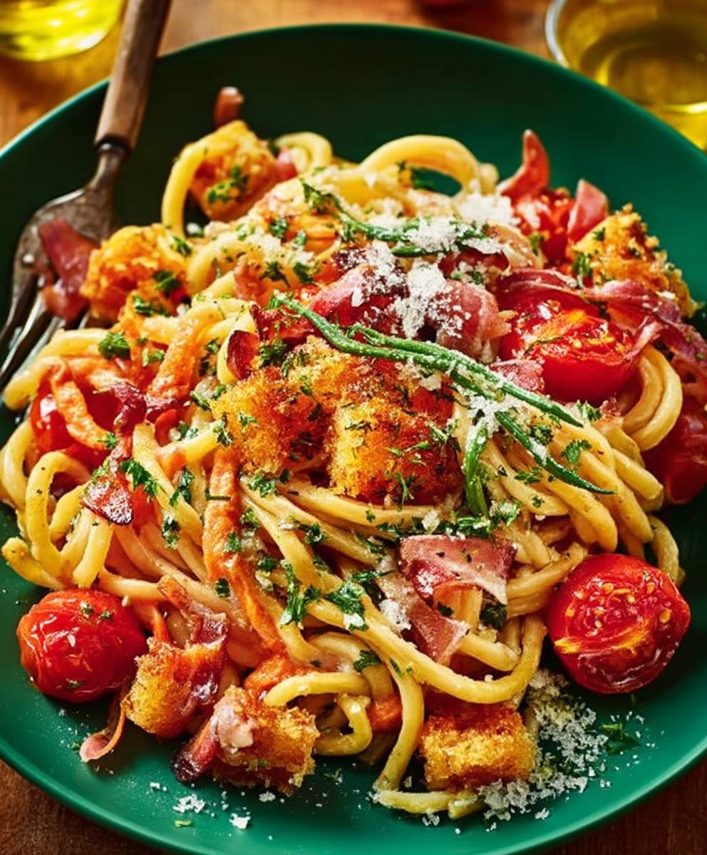 Ploughmans pasta