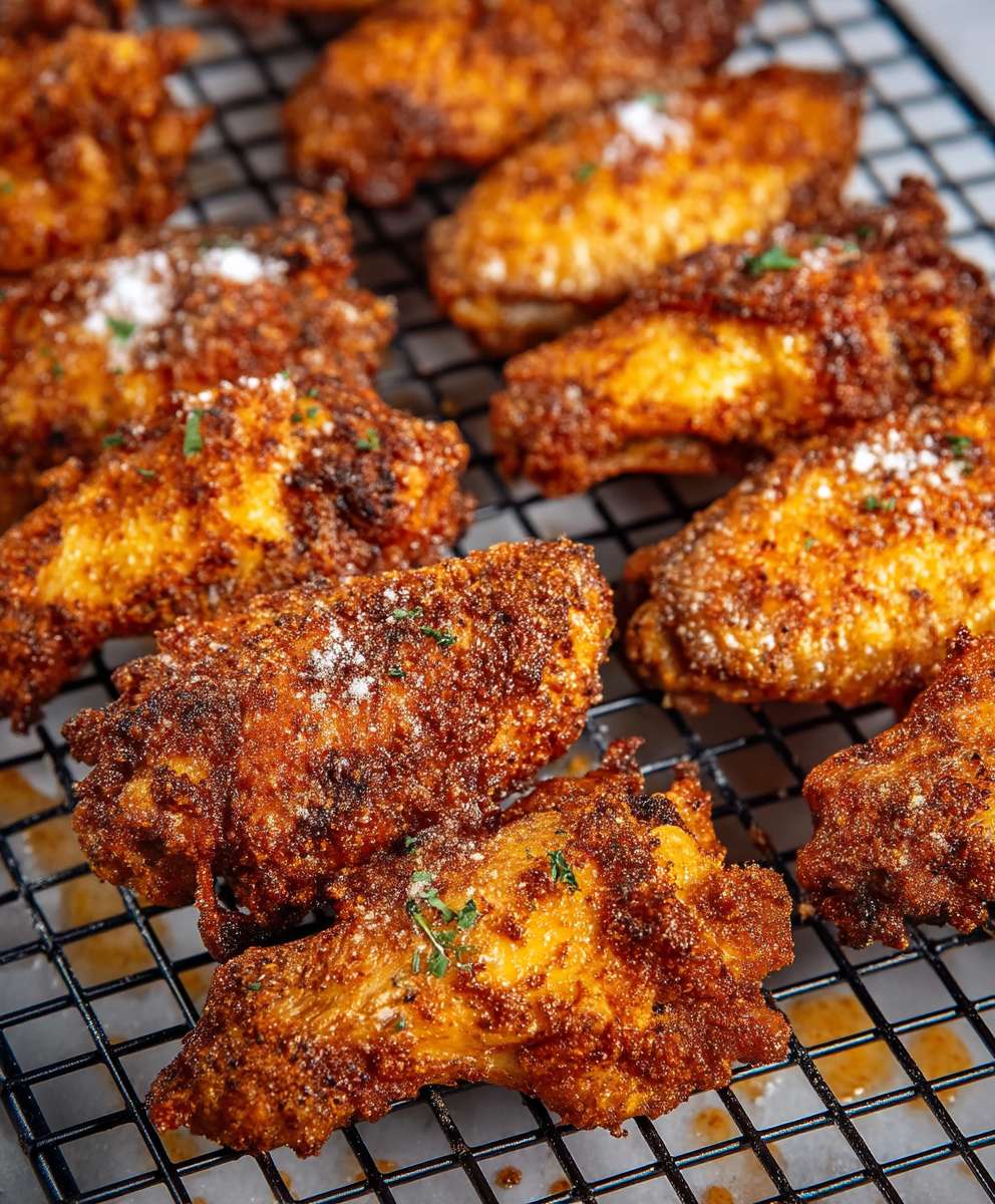 Baking Powder Chicken Wings