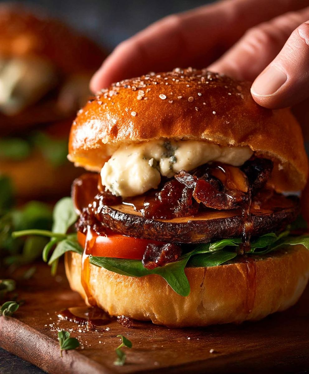 Swiss Mushroom Burgers