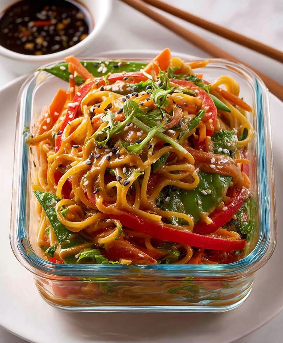 Sesame Peanut Noodle Salad