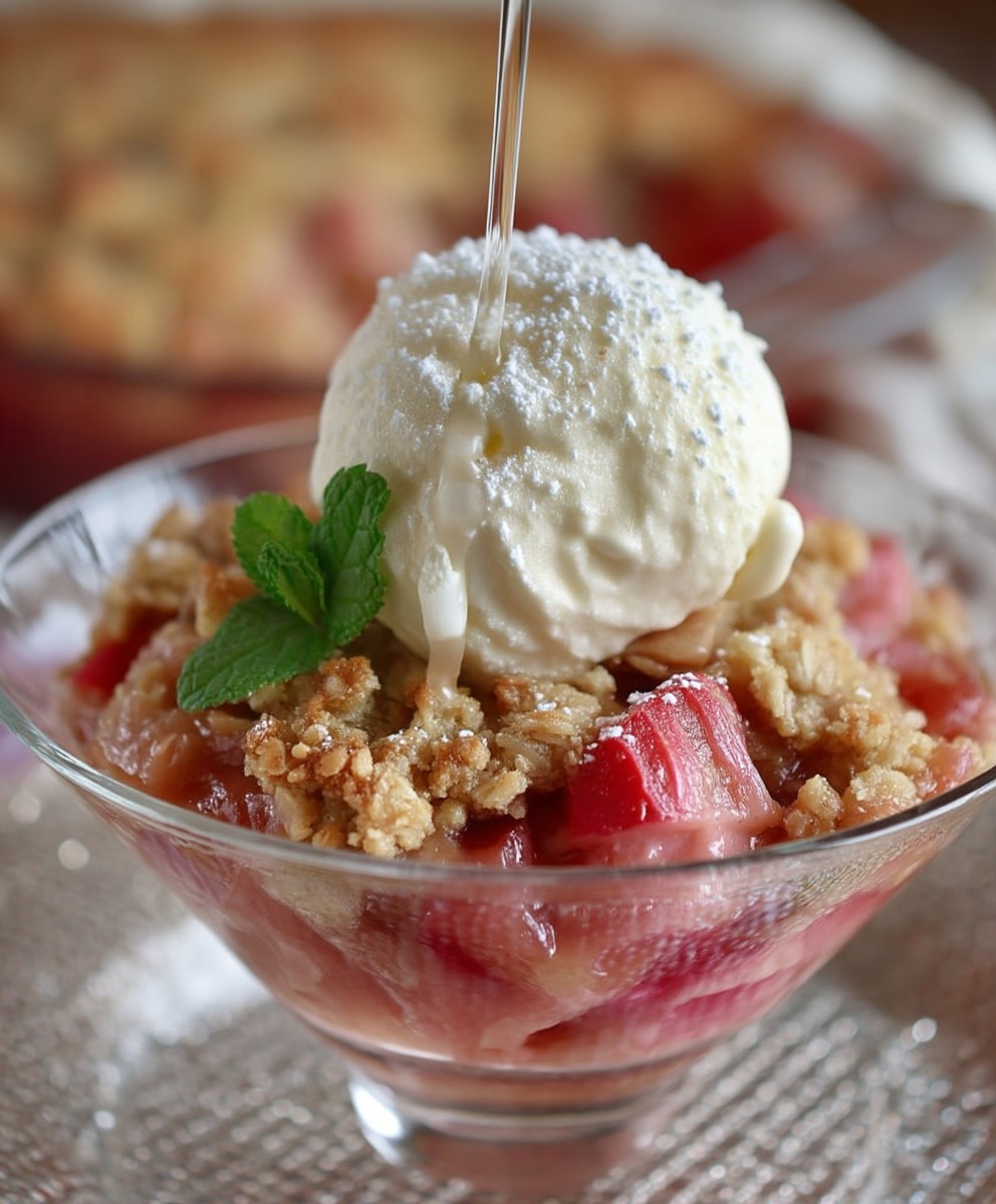 Rhubarb Crisp