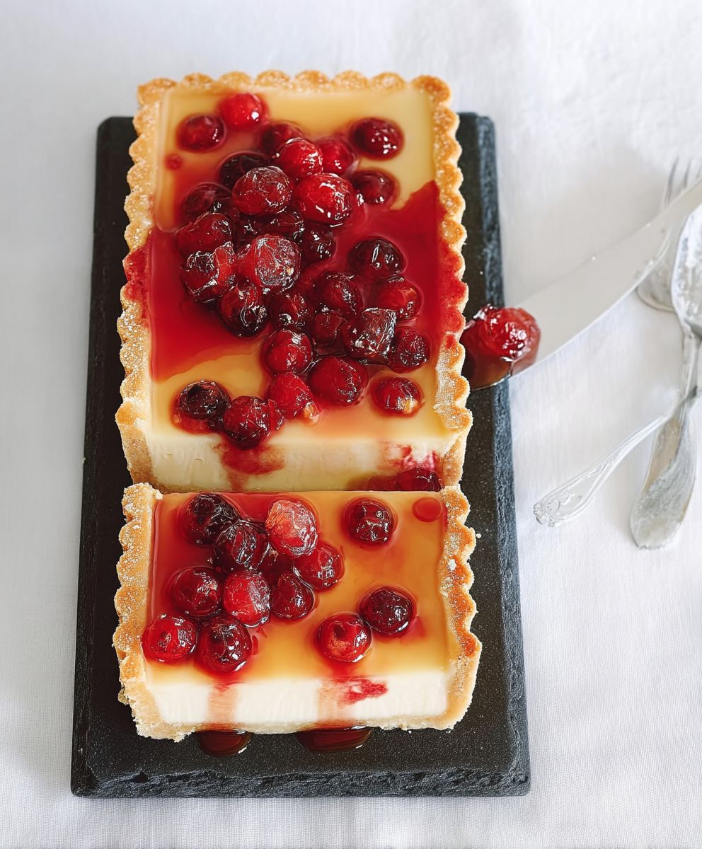 Eggnog Flan Pie