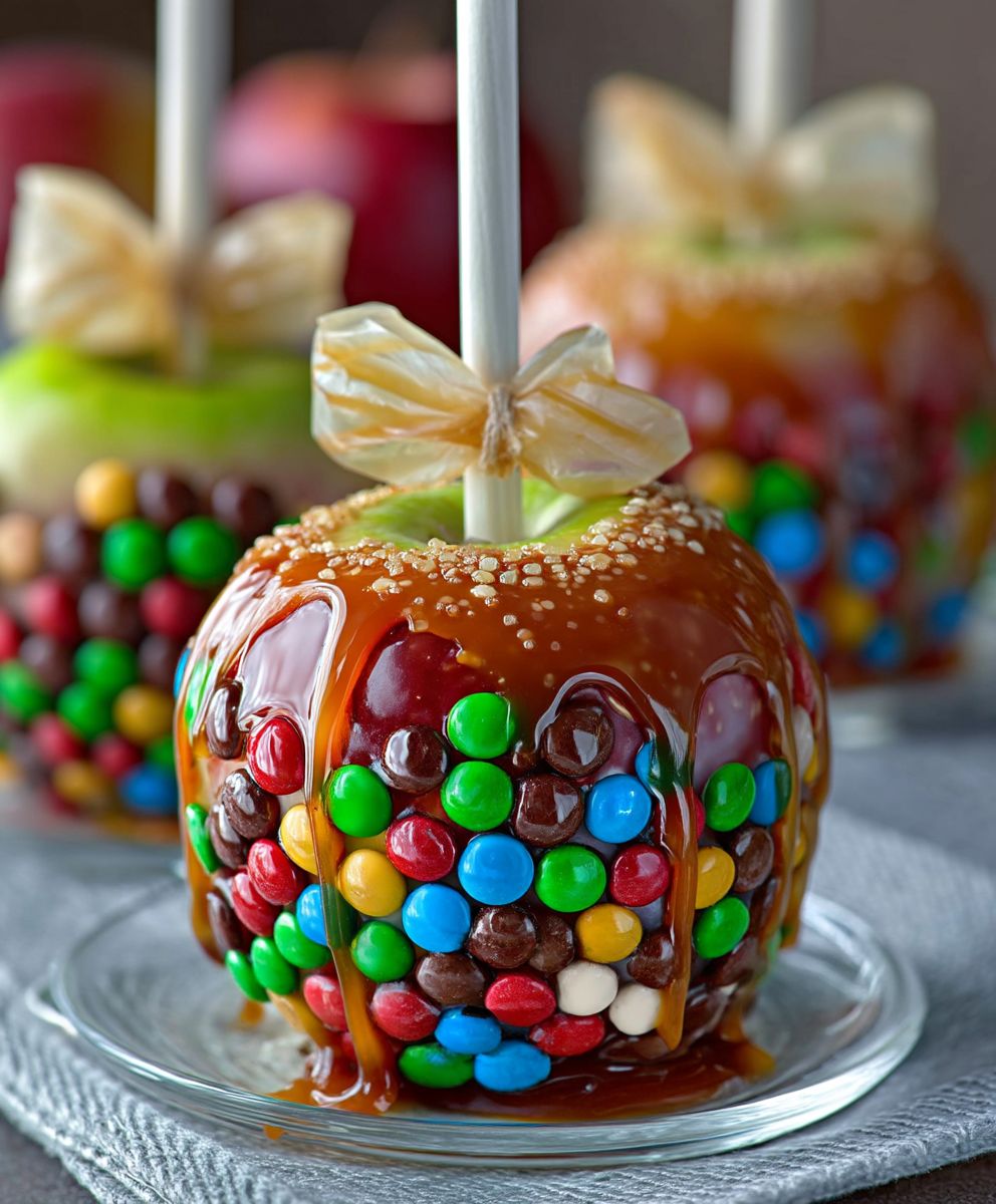 Caramel Apples M and M