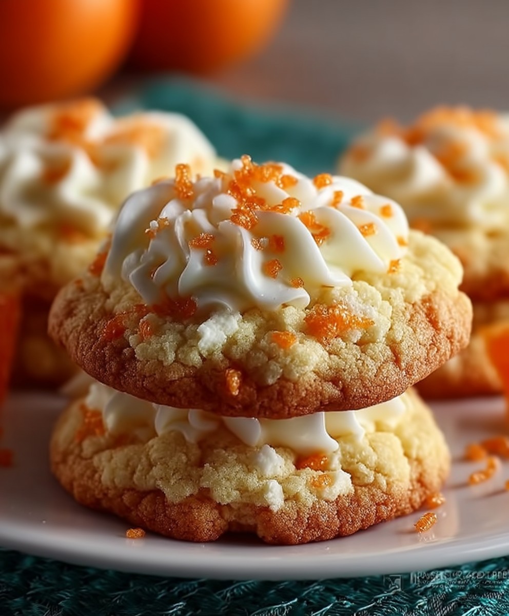 Creamsicle orange cookies