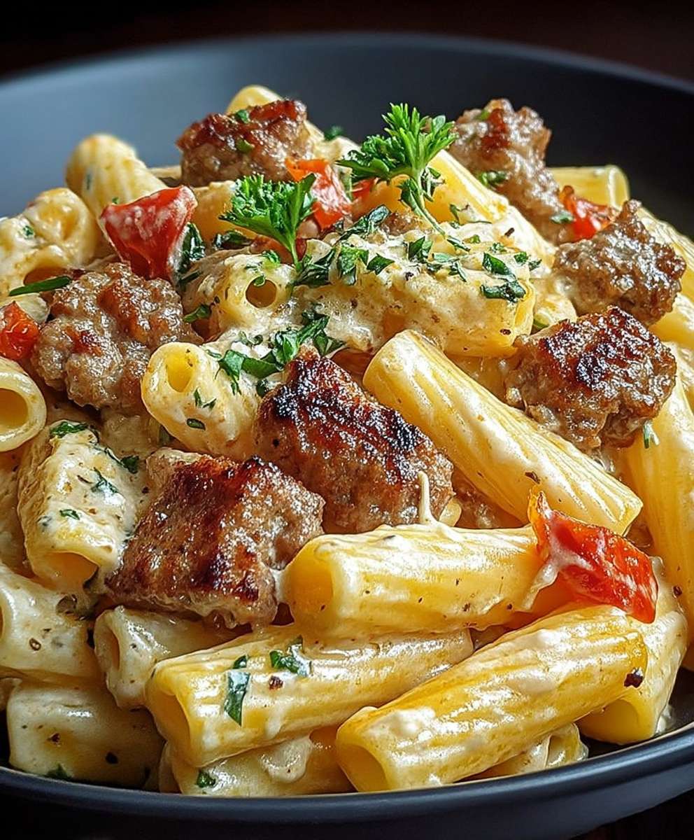Sausage Pasta Creamy Italian