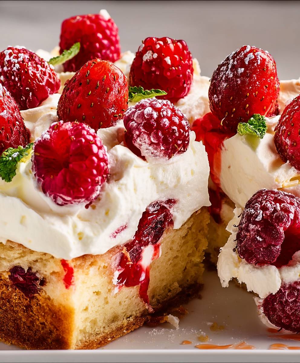 Eton mess traybake