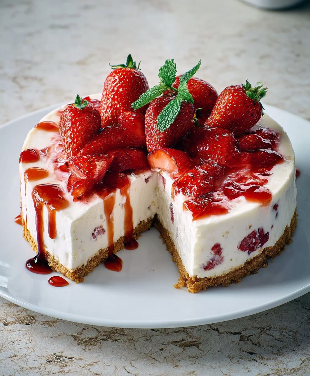 Strawberry cheesecake