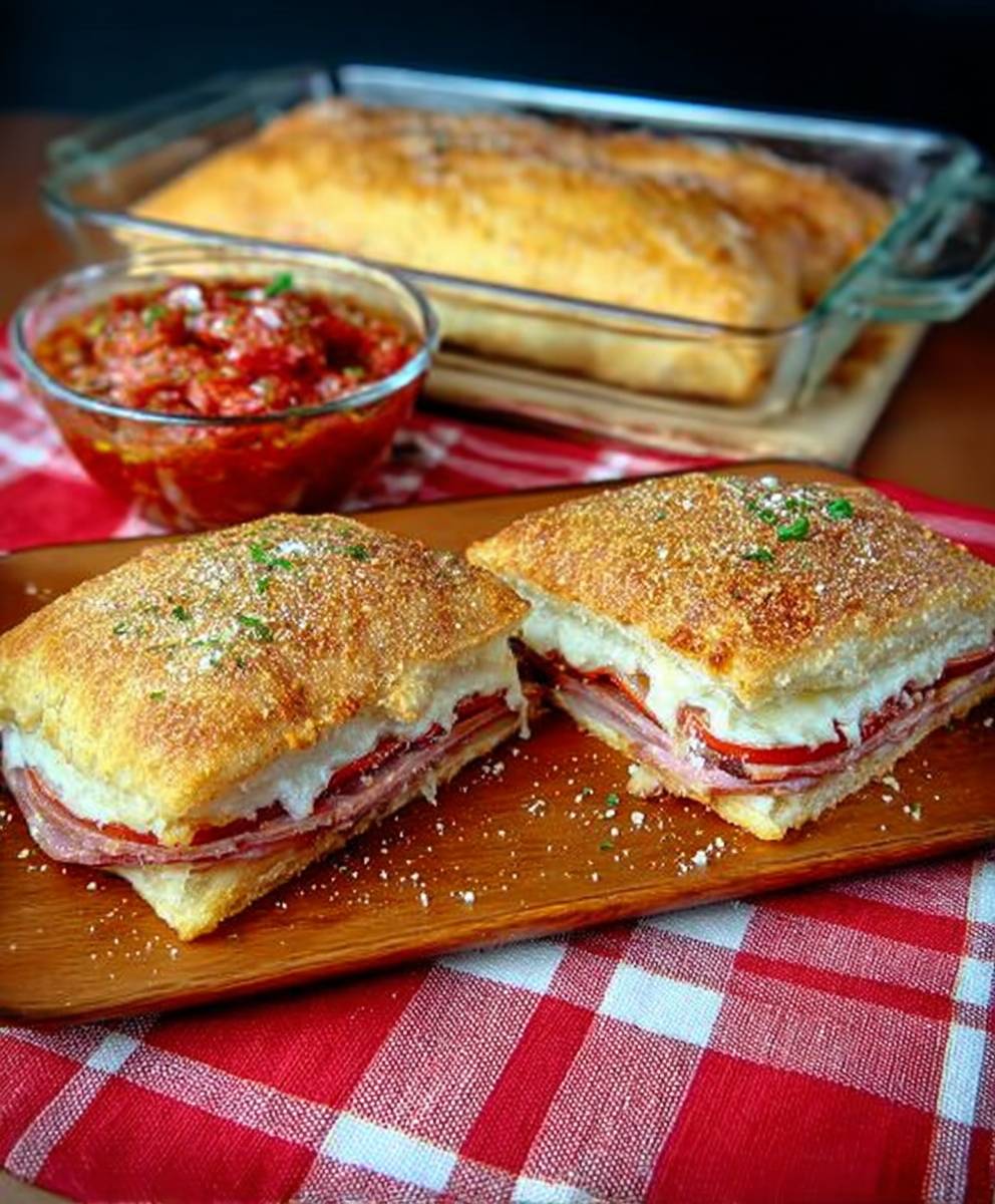 Italian baked sandwich