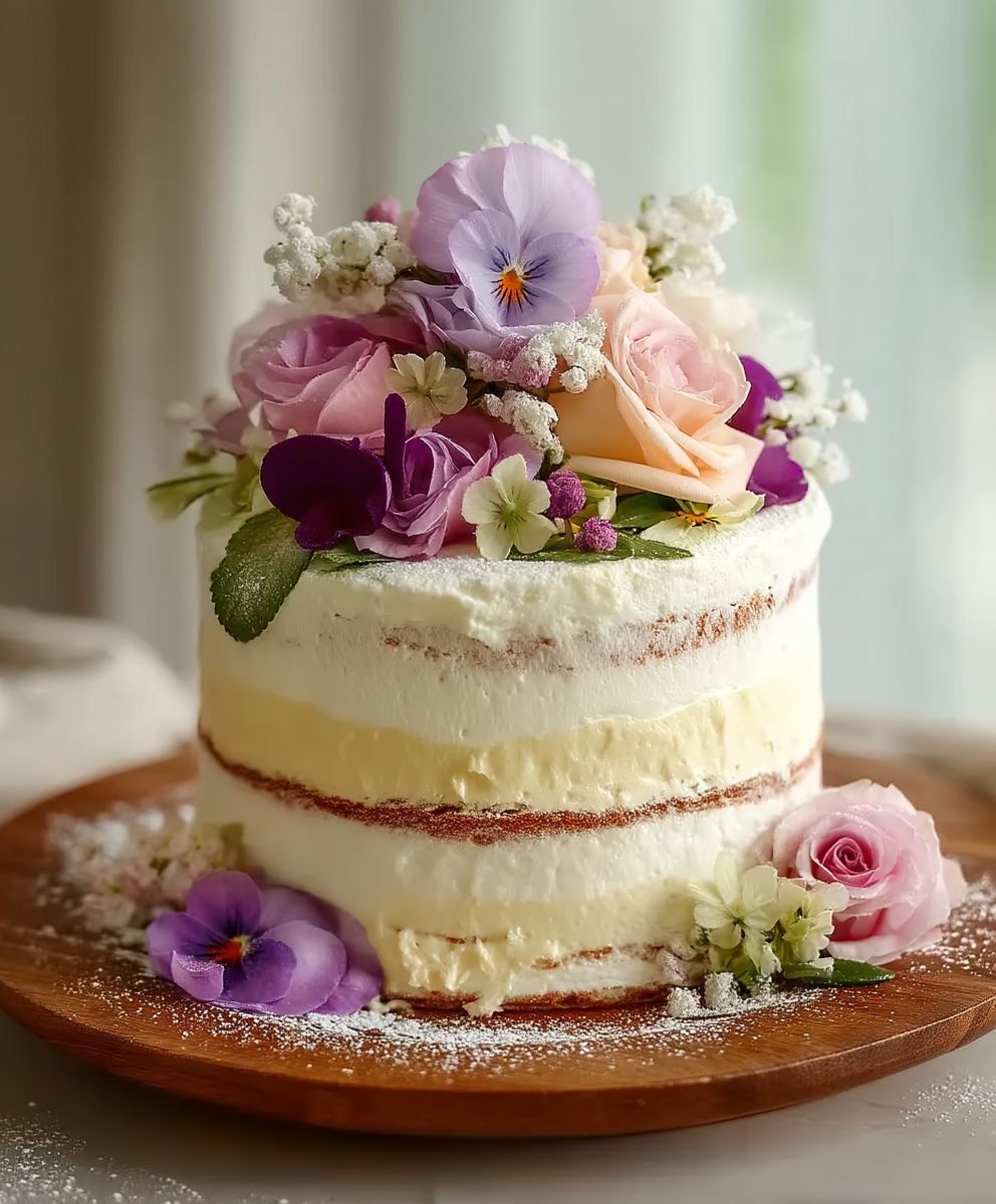 Spring Floral Cake