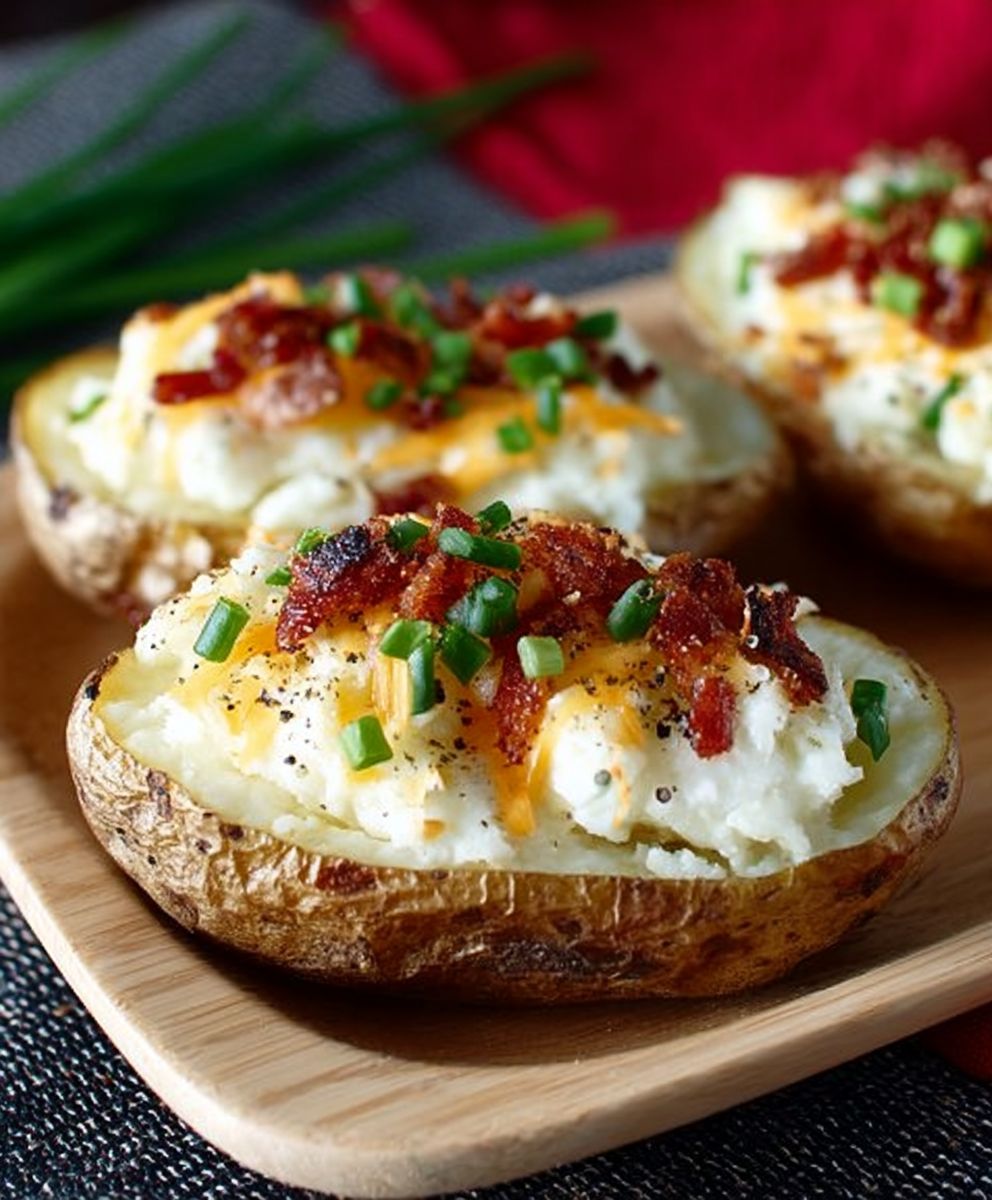 Make Ahead Twice Baked Potatoes