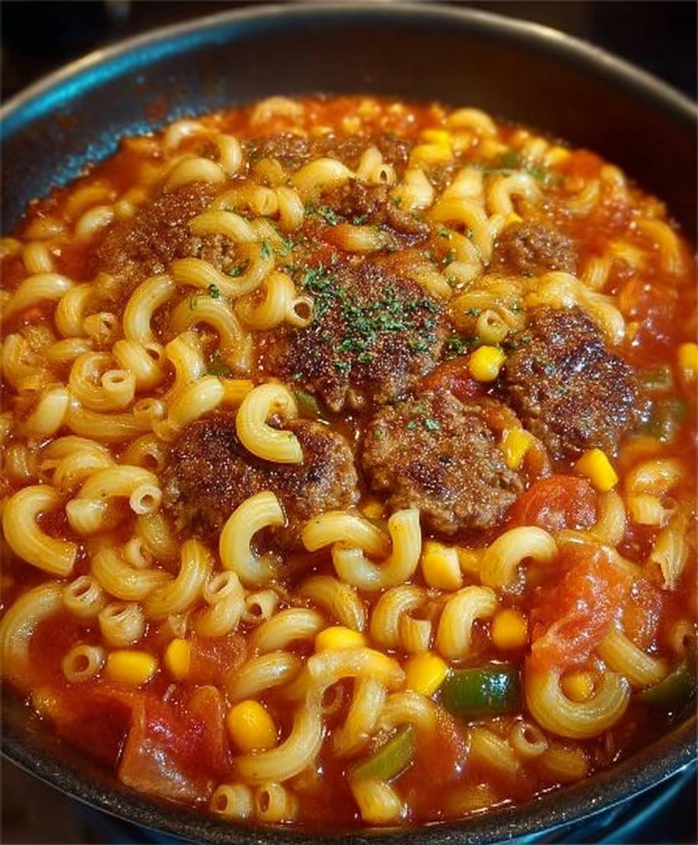 Burger noodle stuff