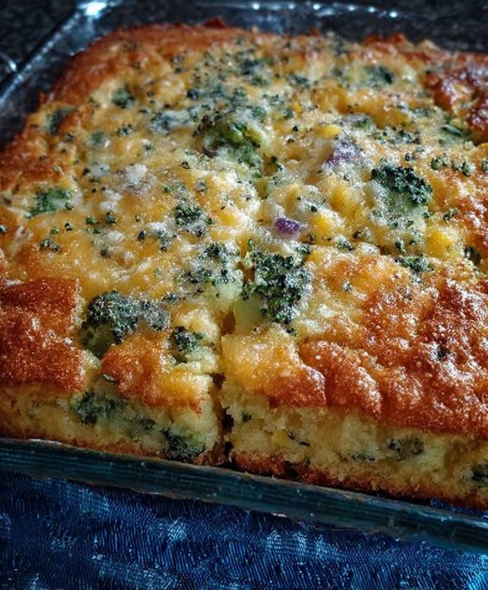 Cheesy Broccoli Cornbread