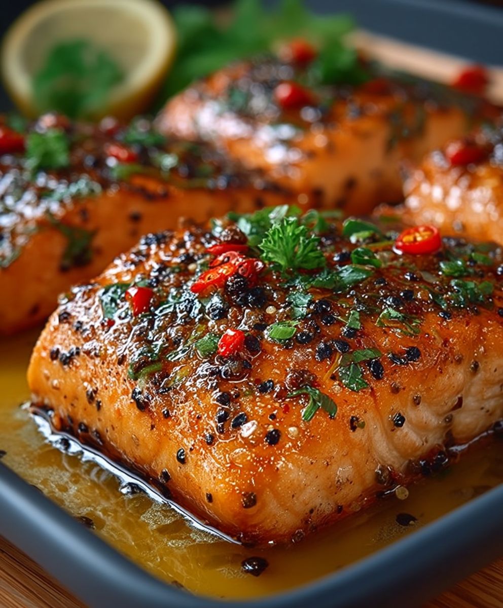 Cajun Honey Glazed Salmon
