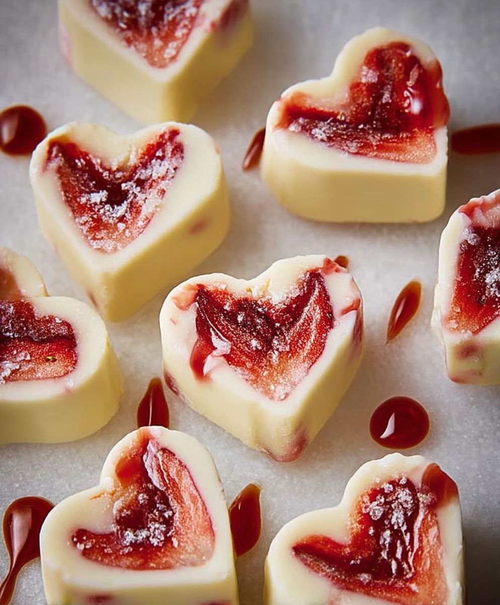 Strawberries and cream fudge