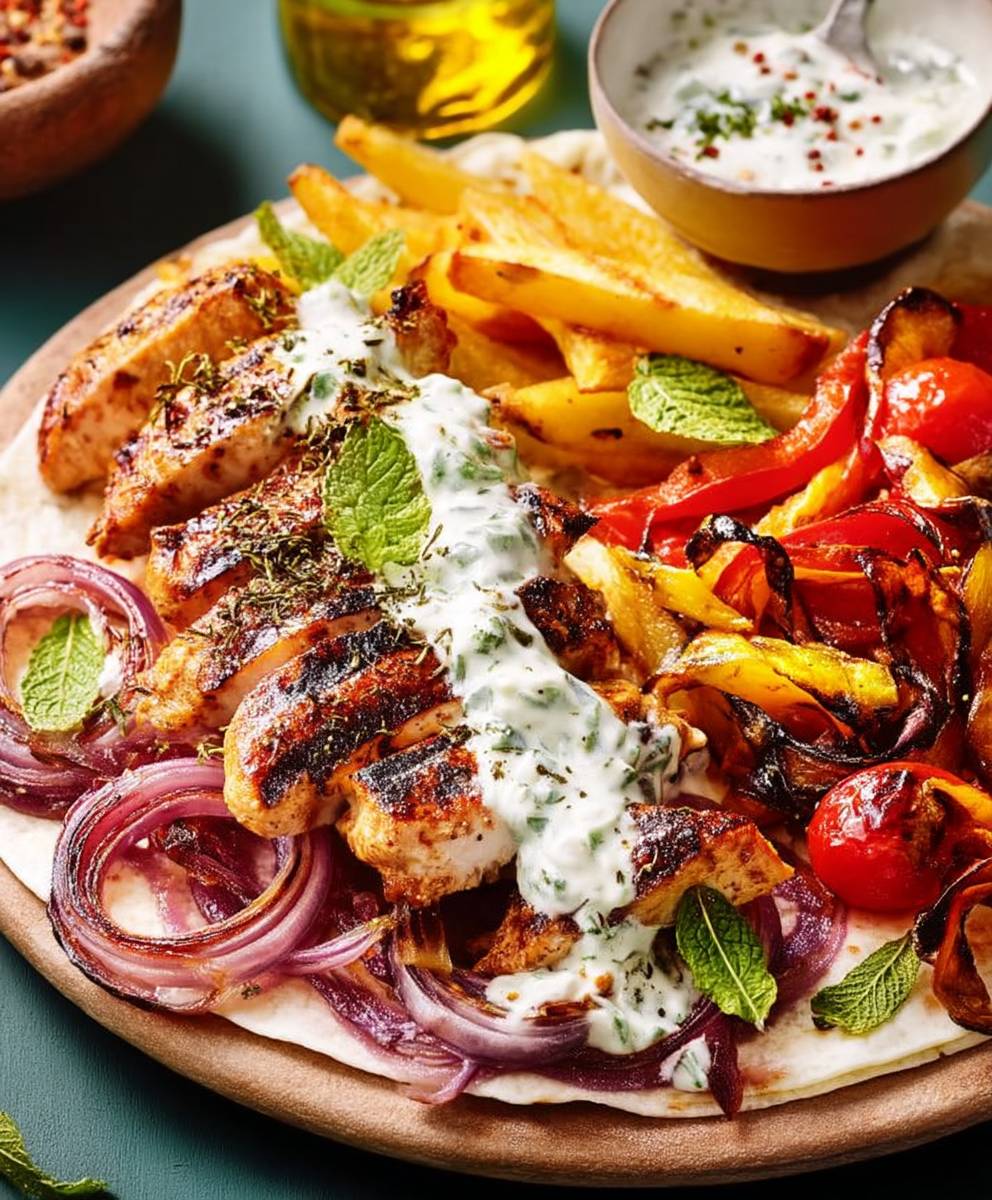 Chicken souvlaki