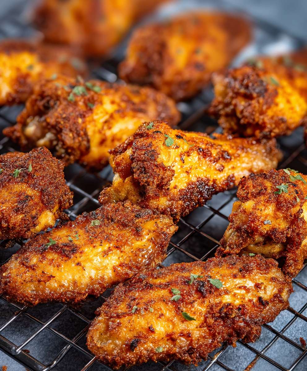 Baking Powder Chicken Wings
