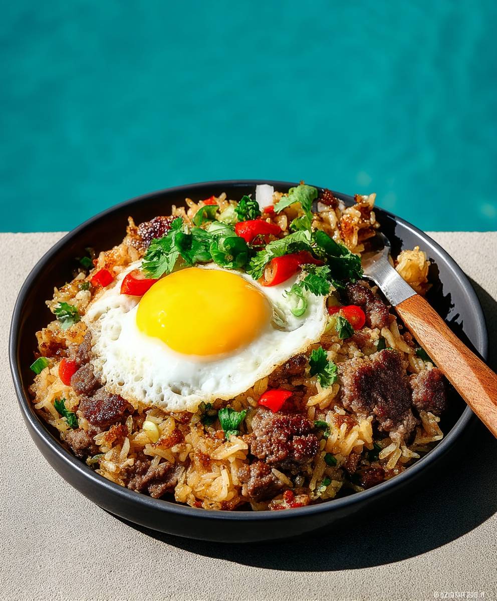 Cheeseburger Fried Rice
