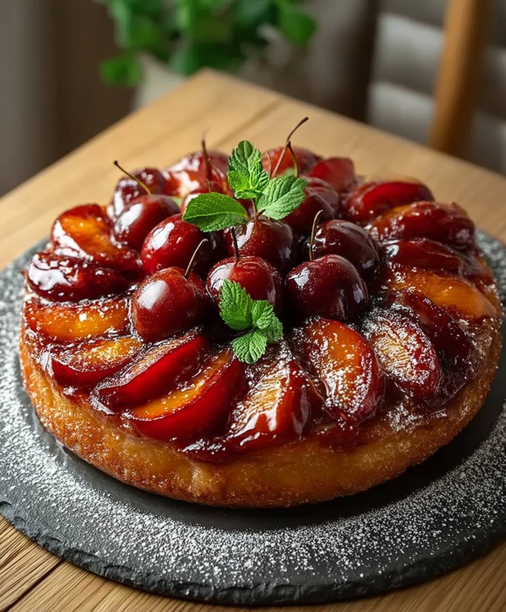 Plum Upside Down Cake