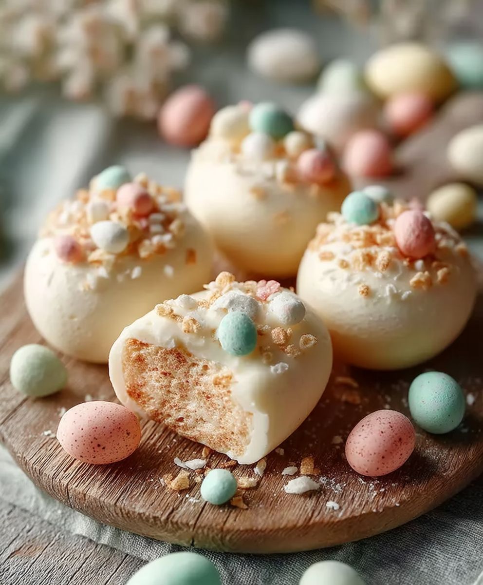 Easter egg cereal treats