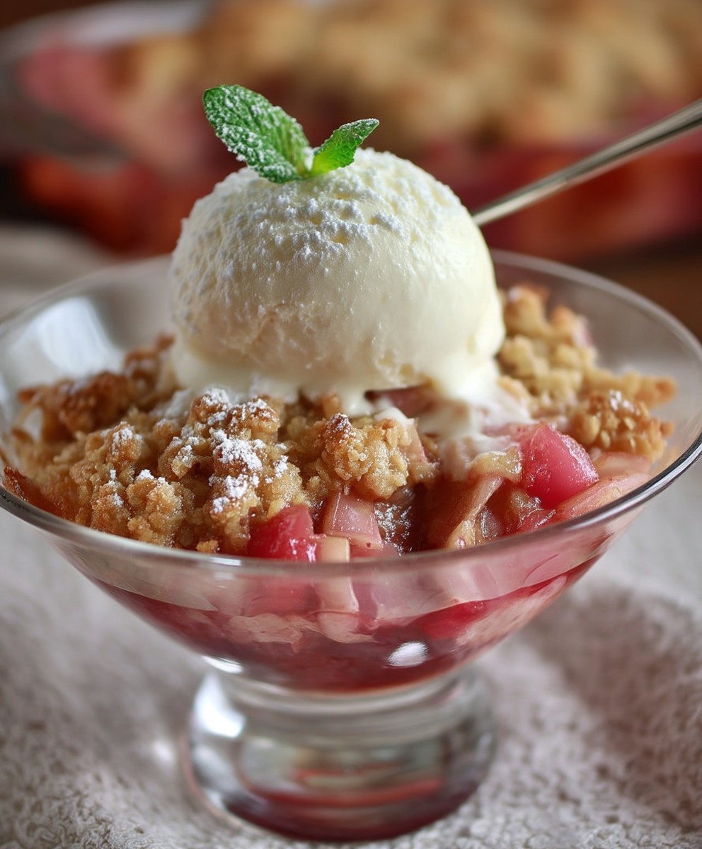 Rhubarb Crisp