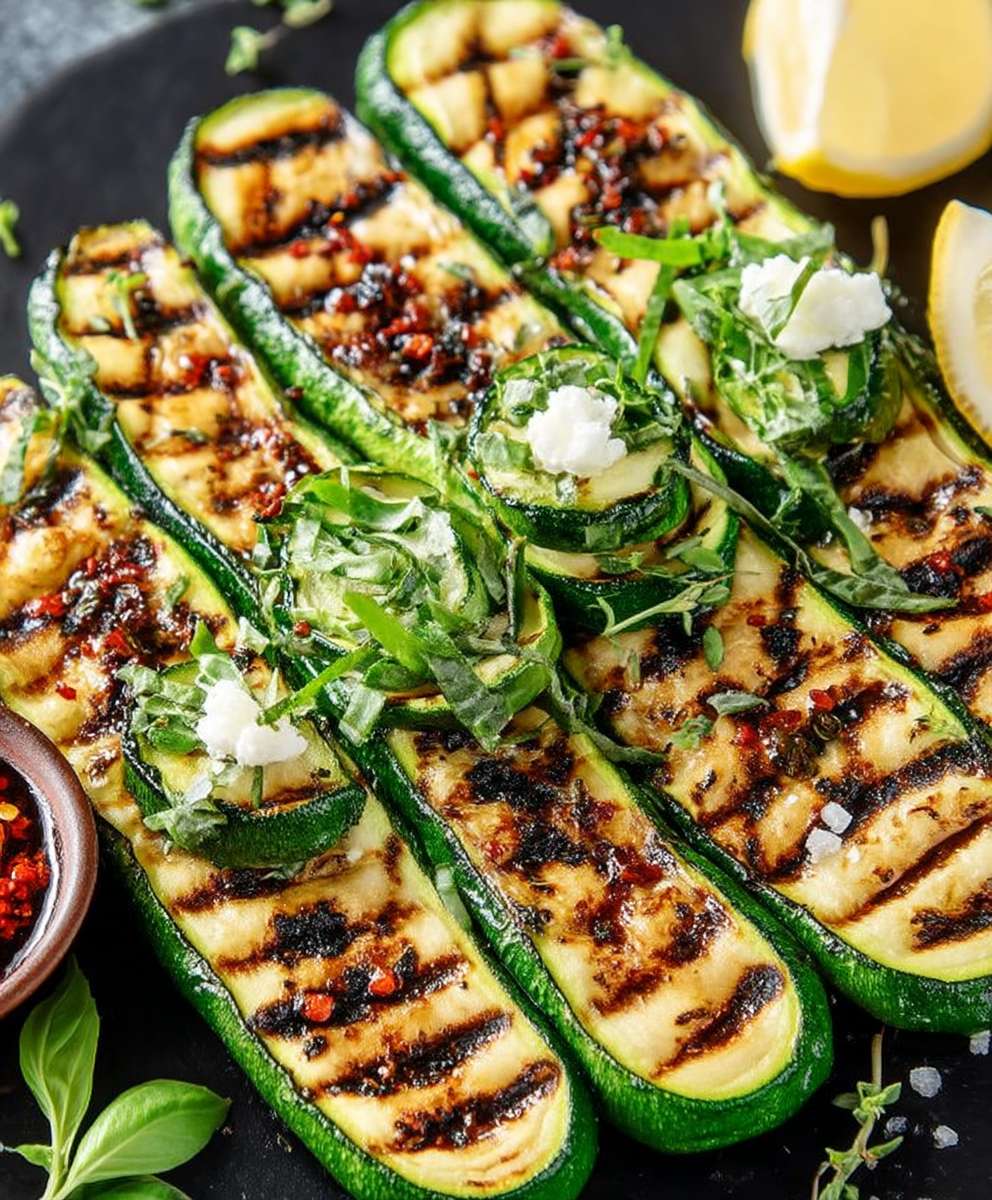 Grilled Zucchini Tart
