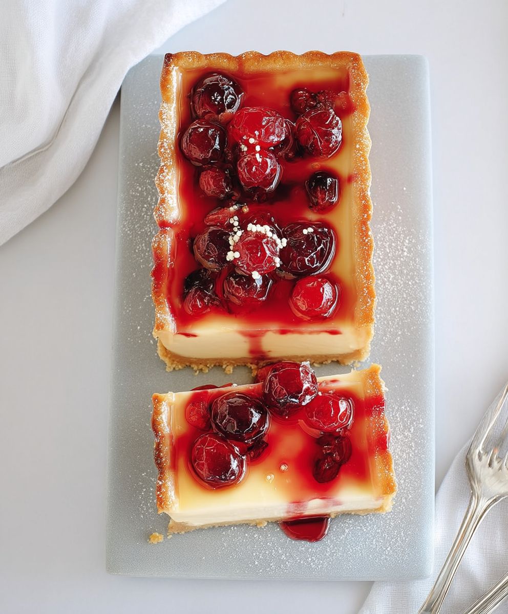 Eggnog Flan Pie