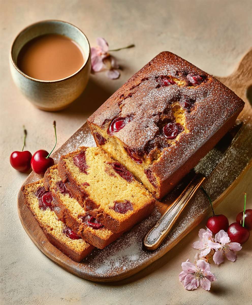 Cherry madeira cake