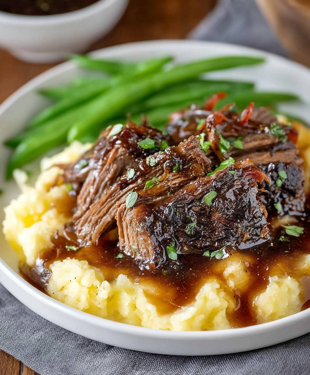 Balsamic beef crock pot