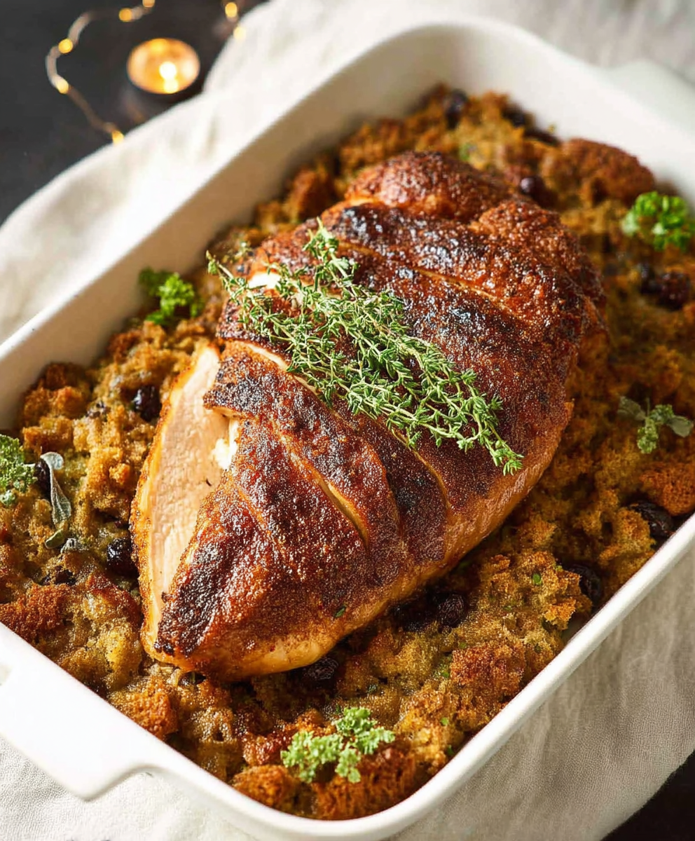 Cajun Baked Turkey Breast