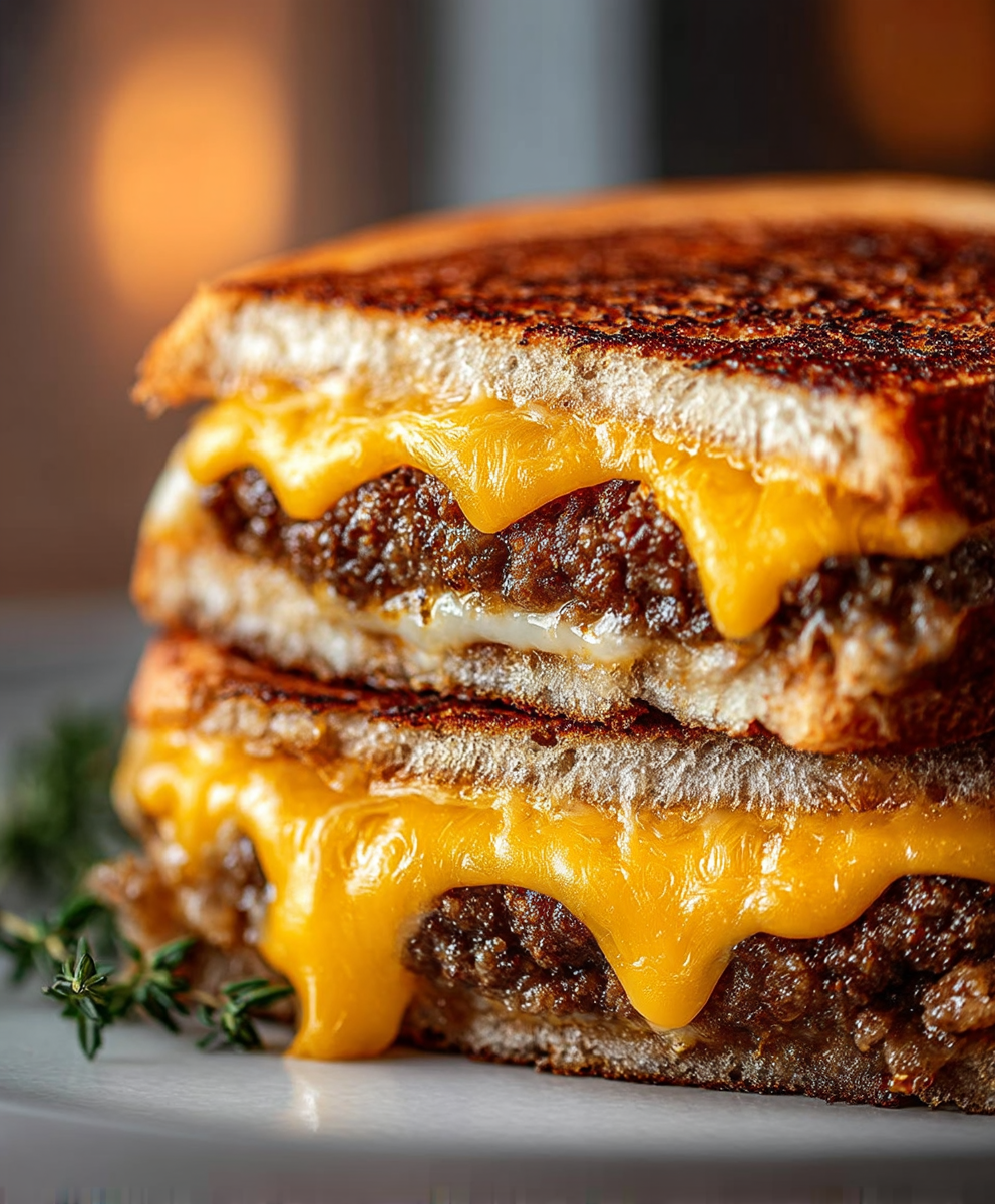 Cheesy Patty Melts