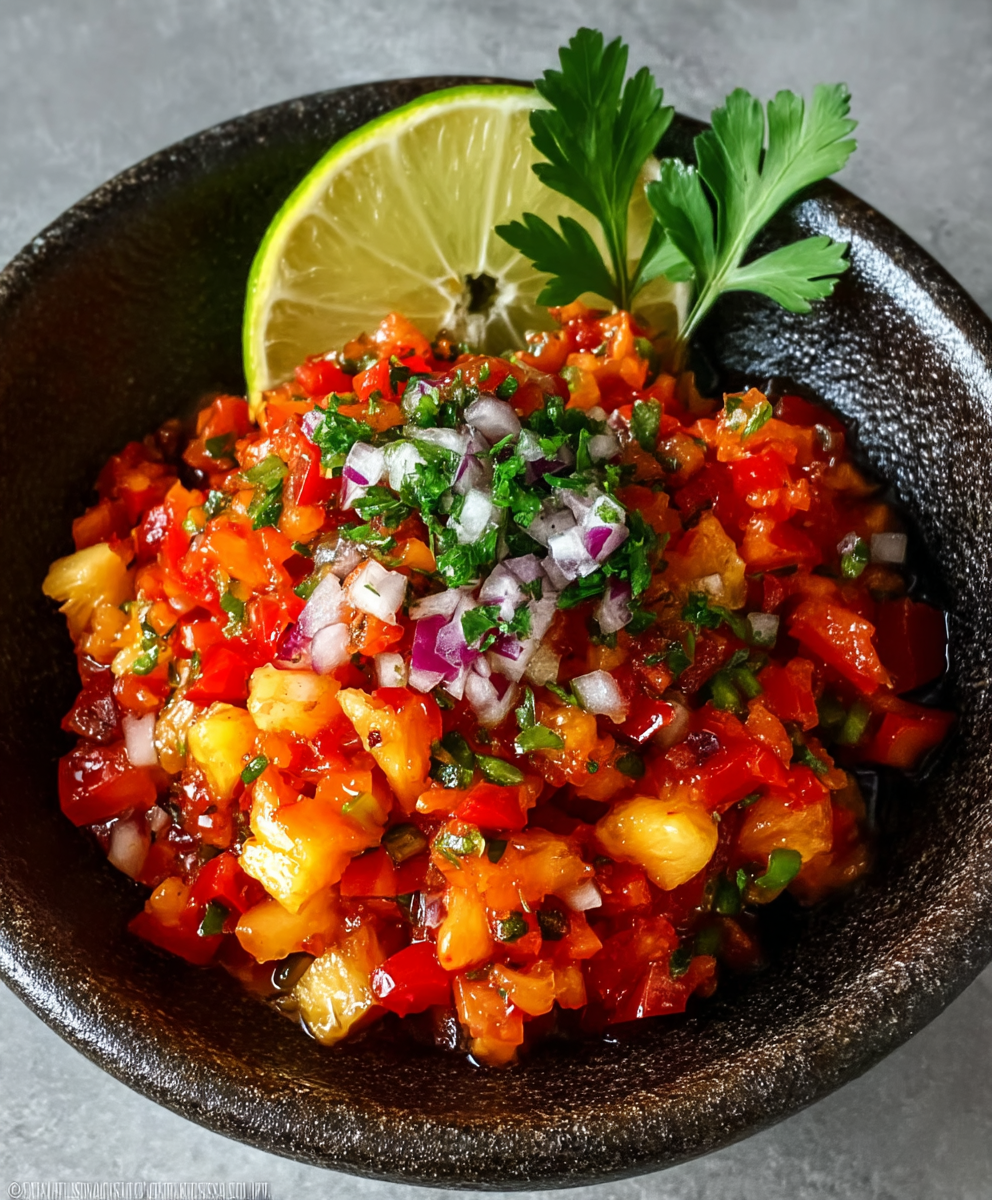 Pineapple salsa