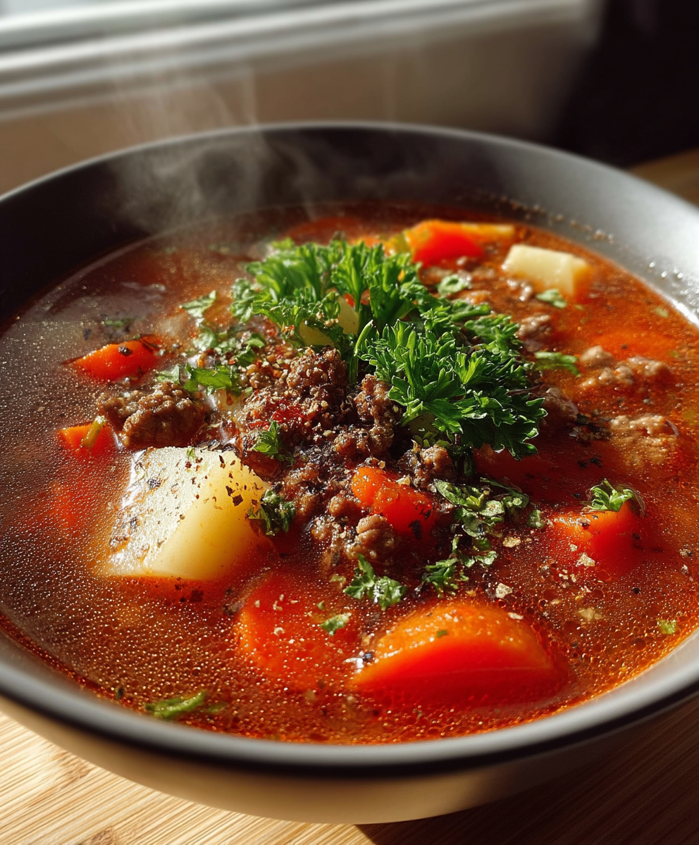 Ground Beef Soup