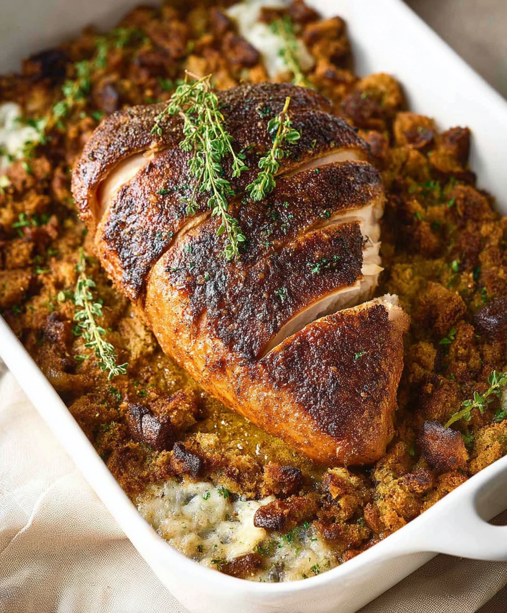 Cajun Baked Turkey Breast