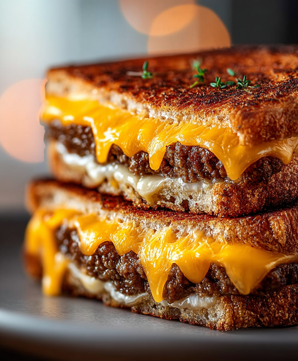 Cheesy Patty Melts