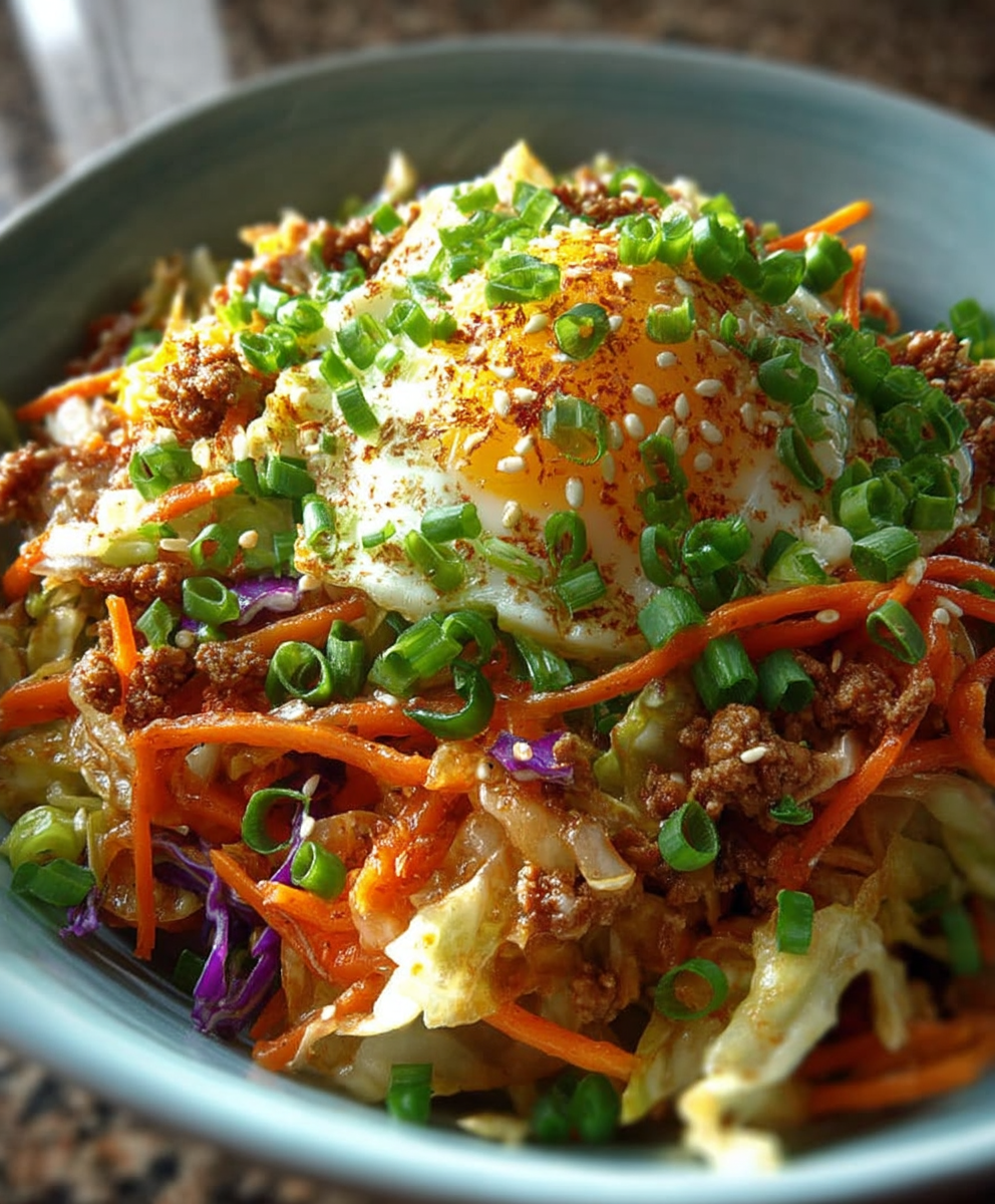 Deconstructed Egg Roll Bowl