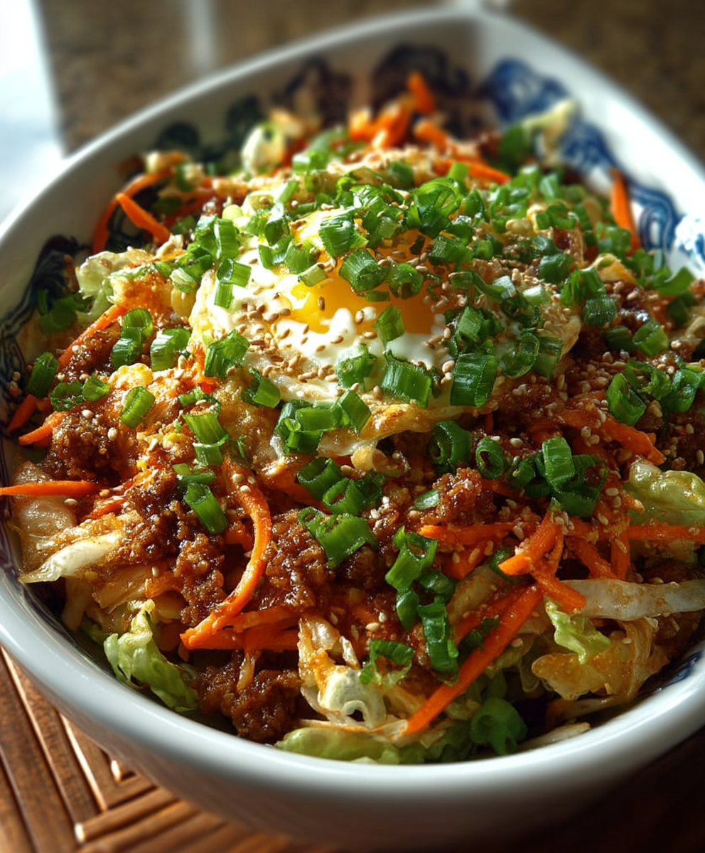 Deconstructed Egg Roll Bowl