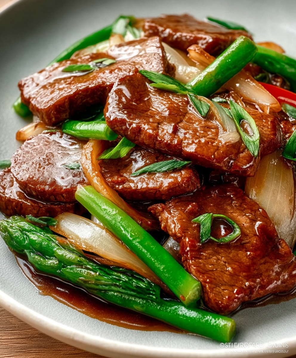Beef Onion Stir Fry
