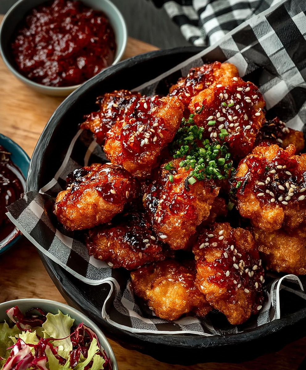 Korean Fried Turkey Nuggets