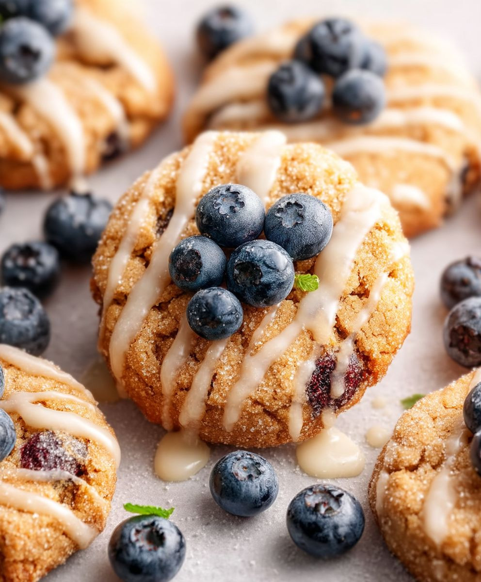 Blueberry muffin cookies