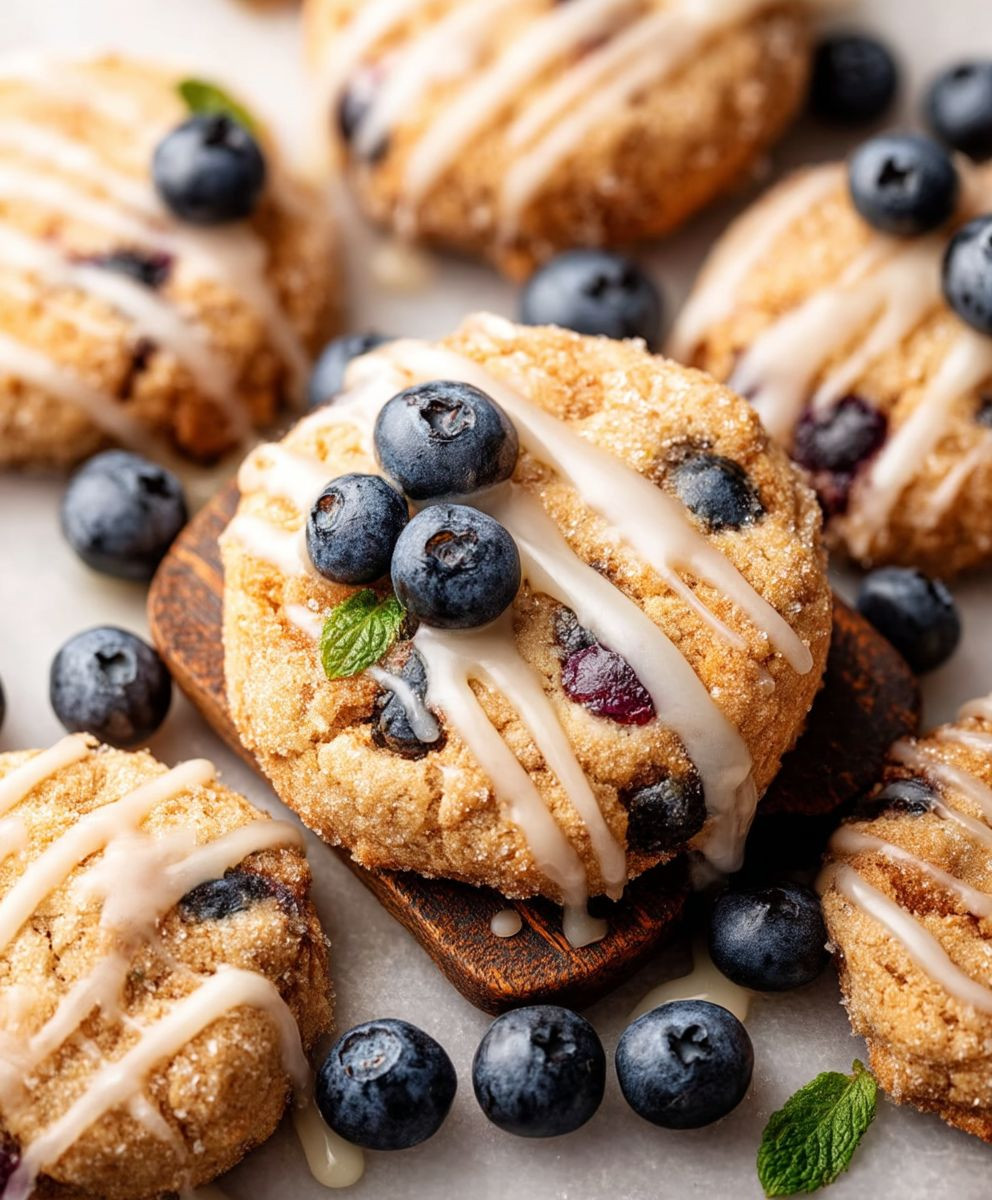 Blueberry muffin cookies