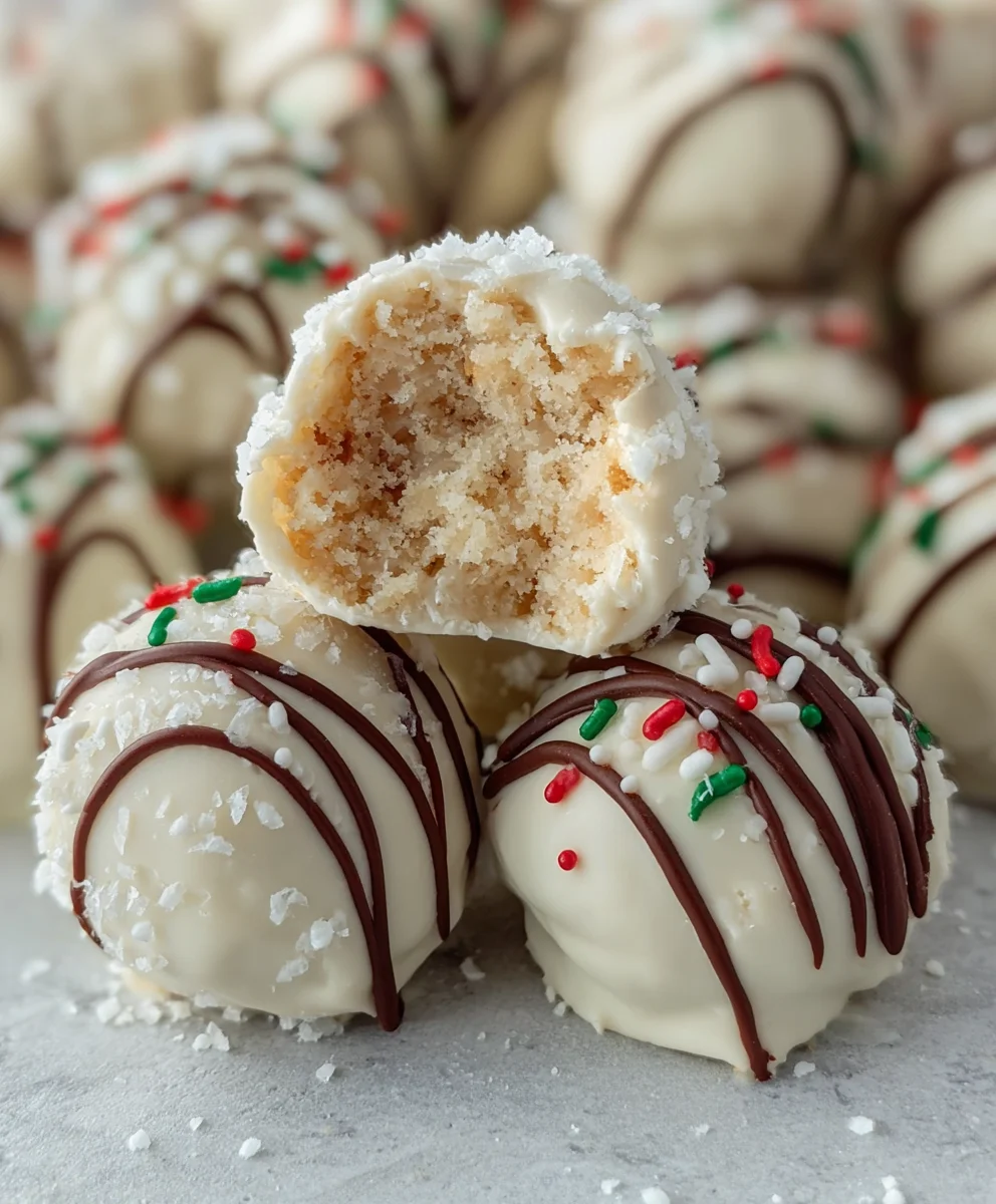Easy Sugar Cookie Truffles-No Bake Dessert